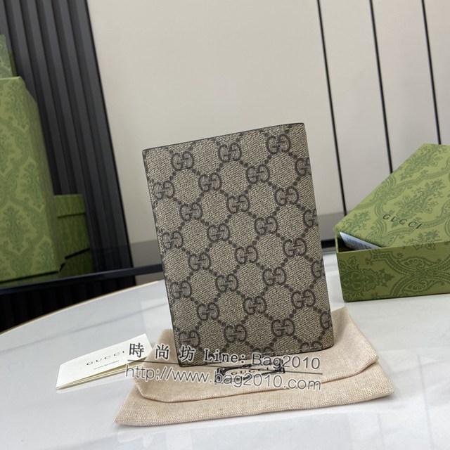 Gucci專櫃古馳最新款飾GG細節GG護照夾 jh2300型號：795229